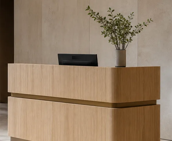Modular Reception Desk detail view